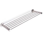 Porte serviettes �tag�re mural en inox siwa bross� msv