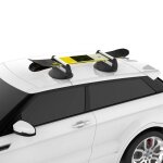 Porte - skis magnetique 3 paires de skis ou 2 surfs - cruz ski roof