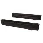 Porte - skis thule snowpack extender m 7325 noir pour 5 paires de skis ou 2 snowboards - thule