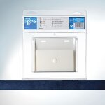 Porte de skimmer - gre - standard 145 x 125 cm - blanc - remplacement