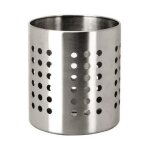 Porte ustensiles inox (12cm) diam�tre 12 cm hauteurs : 13 cm