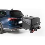 Porte - v�los 3 v�los + coffre sur attelage 300l - charge max 30 kgs - menabo mizar + alcor3