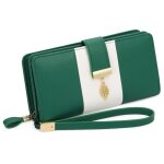 Portefeuille femme cuir porte - chquiers porte - cartes pour 11 cartes - mobigarlan - classique