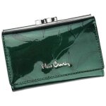 Portefeuille femme pierre cardin 02 leaf 108 vert - souple - fermoir porte - monnaie