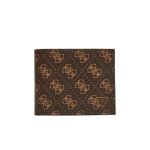 Portefeuille - guess jeans - homme - cuir naturel - marron - souple