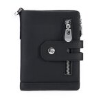 Portefeuille homme en cuir blocage rfid pour cartes fermeture avec chaine - mobigarlan - taille unique ...