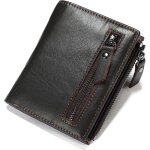 Portefeuille homme en cuir v�ritable avec blocage rfid porte - monnaie vintage pour cartes de cr�dit ...