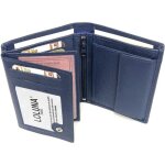 Portefeuille homme / femme cuir avec porte monnaie fermeture eclair volet 10 cartes identit permis billet ...