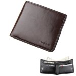 Portefeuille homme en pu cuirportemonnaie et carte homme avec porte - monnaie zipp12. 5x9. 5x2 cm - ...