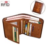Portefeuille homme en real cuirprotection rfid contre le piratage portemonnaie et carte homme - jaune ... Portefeuille homme en real cuirprotection rfid contre le piratage portemonnaie et carte homme - jaune ...