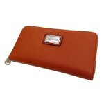 Portefeuille michael camel marron argent cuir porte monnaie carte pochette stylo