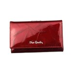 Portefeuilles pierre cardin 02 leaf 108 bordeaux - femme / adulte - cuir - souple - fermoir porte - monnaie ...