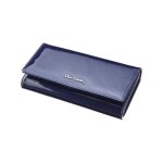 Portefeuille pierre cardin greg19235 bleu marine - femme / adulte - souple - fermoir porte - monnaie ...