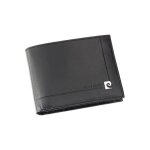 Portefeuille pierre cardin - ys5071 8805 - cuir souple - fermoir porte - monnaie - rfid - noir
