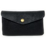 Portefeuille pochette - oh my bag - compo - cuir grainé - femme - noir Portefeuille pochette - oh my bag - compo - cuir grainé - femme - noir