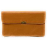 Portefeuille pochette - oh my bag - impro - cuir lisse - femme - camel