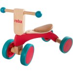 Porteur 1er �ge - roba - bois massif - roues avant directionnelles - si�ge rembourr� - d�s 12 mois