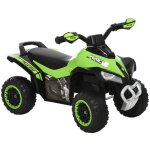 Porteur enfants sans moteur - homcom - quad 18 - 36 mois effets lumineux et sonores jouet plein air - ...