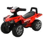 Porteur enfants - homcom - quad 18 - 36 mois effets lumineux et sonore jouet plein air - pp - 60x31x42cm ...