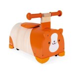 Porteur hamster en bois janod - roues multidirectionnelles - coffre int�gr� - d�s 12 mois