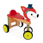 Janod - porteur renard baby forest en bois