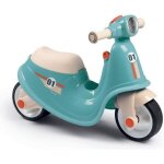 Porteur scooter - smoby - bleu - pour bébé de 18 mois - coffre à jouets sous le siège - l?645 x l34 x ... Porteur scooter - smoby - bleu - pour bébé de 18 mois - coffre à jouets sous le siège - l?645 x l34 x ...