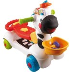 Porteur trottinette mon zbre rigolo 3 en 1 vtech baby - noir & blanc - parlant et musical
