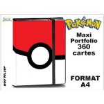 Portfolio a4 pokmon pro - ultra pro - maxi - 360 cartes - noir