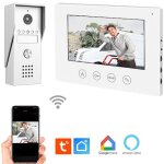 Portier vid�o - kyf - filaire - connect� wifi - ecran tactile 7 - 2 fils