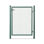 Portillon grillag� en acier galvanis� maille 50 x 50 passage l 1m x h1m75 vert