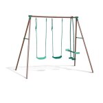 Portique 3 agr�s en m�tal avec face � face malo menthe