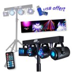 Portique + 4 effets lumière par / astro / beam / derby + télécommande - dmx - pur light euphoria + clé ... Portique + 4 effets lumière par / astro / beam / derby + télécommande - dmx - pur light euphoria + clé ...