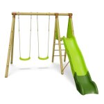 Balanoire en bois 230 m topwood lumi - 4 enfants