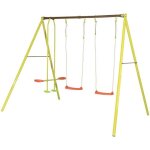 Portique métal - 220m - 2 balançoires et 1 face à face - elirou trigano Portique métal - 220m - 2 balançoires et 1 face à face - elirou trigano
