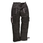 Pantalon texo contrast - portwest - tx11 - noir - xxxl - 79cm