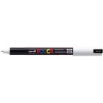 Marqueur posca pointe calibre extra - fine blanc - peinture  base deau - largeur de trait 1 - 10 mm ...
