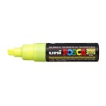 Posca marqueur pointe large biseaut�e jaune fluo