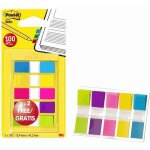 Marque - pages �troits - post - it - lot de 100 - couleurs vives - mixte