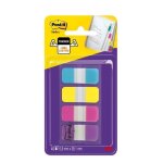 Marque - pages rigides - post - it - lot de 40 - couleurs vives - identification rapide