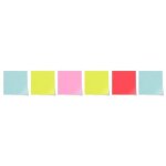 Post - it lot de 6 bloc - notes super sticky - couleurs miami - 76 x 76 mm