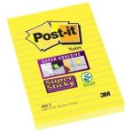 Post - it bloc - notes super sticky - jaune jonquille
