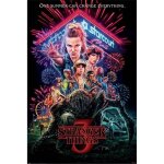 Poster 3d lenticulaire - pyramid - stranger things summer of 85 - multicolore - 45x255x205 cm - d�coration ...