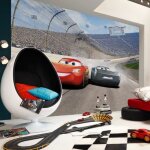 Poster g�ant - disney - cars 3 - 254x368 cm - lavable - facile � poser - d�coration murale