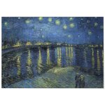 Poster panorama van gogh nuit �toil�e sur le rh�ne 30x21 cm - imprim�e sur poster - decoration murale ...