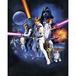 Poster xxl - star wars - motif classique 1 - 200x250 cm - papier intiss� - d�coration murale