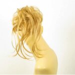 Postiche chouchou cheveux blond dor� ref: 22 en 24b