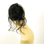 Postiche chouchou cheveux noire ref: 22 en 1b