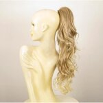 Postiche queue de cheval ondule blond mch blond tres clair 65cm 6 / 15t613
