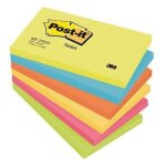 Post - it - 655 - tfen - notes repositionnables - 6 blocs - 100 feuilles - coloris assortis
