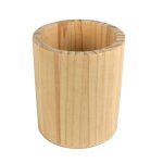 Pot � crayons en bois diam. 85 cm haut. 10 cm